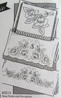 Aunt Marthas 3213 Rose Motifs   Monograms Pillowcase Embroidery Transfer Pattern