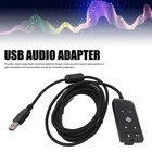 Usb Sound Usb To 3 5mm Jack Audio Adapter  Usb Sound Card Usb To 3 5mm Jack A   
