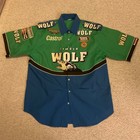 Vintage Nascar Timberwolf Racing Pit Crew Uniform Shirt