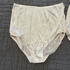 New Lot Of 2 Vintage Vanity Fair Nylon Brief Granny Panties Size 6 M Rn16345