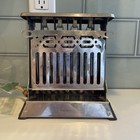 Antique G  E  Hotpoint 159t25 Flip Side Toaster Attached Cord  Works