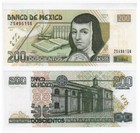 Mexico 200 Pesos 2003 P 119 Unc New Banknote