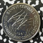 1961 Central African Republic 50 Francs Lot e4755 Essai