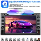 6 2  2 Din Car Stereo Radio Cd Dvd Mp5 Player Bluetooth Mirror Link For Gps Navi