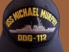 Uss Michael Murphy Ddg-112 Navy Ship Hat U s Military Official  Ball Cap U s a 