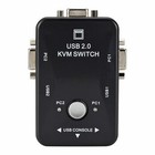 2port Usb Vga Kvm Switch Box For Mouse Keyboard Monitor Video Sharing Computerpr