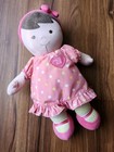 Carter s Child Of Mine My First Doll  Pink Heart  Baby Plush Rattle 