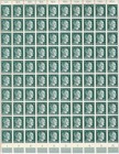 Stamp Germany Mi 790 792 Sc 513 15 Sheet 1941 Wwii Fascism War Era Hitler Mnh