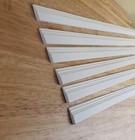 Dollhouse Miniatures Baseboard Trim White Molding 5 8  Tall X 17 3 4  1 12 Scale