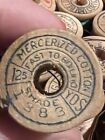 Lot Of 22 Vintage Belding   Corticelli Heavy Duty Thread 125yds Wooden Spools