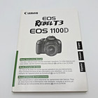 Canon Eos Rebel T3   1100d Genuine Camera Instruction Manual Guide  3 Languages 