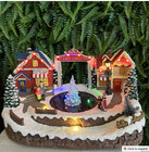 Christmas Display Village Fountain Function Musical Christmas Playground