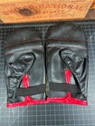 Vintage Everlast 4312 Black Leather Speed Bag Training Boxing Gloves Pair