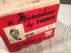 Vintage Turner Dynamic Microphone Model Sr90d With Original Box Untested