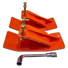 2pcs Tractor Bucket Protector Heavy Duty Steel Snow Plow Attachments Skid Edg   