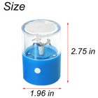 Electric Portable Auto Herb Grinding Crusher Machine   Rechargeable usb-blue