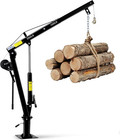 2000lb Hydraulic Pickup Truck Crane 360   Jib Engine Hoist Bed Lift W  Hand Winch