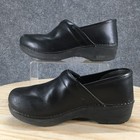 Dansko Shoes Womens 38 Xp 2 0 Professional Slip On Wedge Clogs Black Leather
