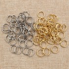50 100pcs lot 4-12mm Stainless Steel Open Double Jump Rings For Key Double Split