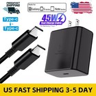 45w For Samsung Galaxy Note 20 Ultra S24 23  Super Fast Wall Charger Ome Usb-c