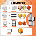 Electric Vegetable Slicer 4 In 1 Food Cutter 200w Vegetable Chopper Dicer