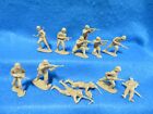 Case Of 20 Sets X Airfix   Marx Wwii German Toy Soldiers  54mm  24 In 12 Tan