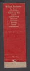 Willard Weathermaster Regina Canada Matchcover