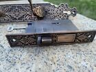 Large Solid Brass Door Pull Handle - Victorian Push - Antique Old Vintage -1 2   