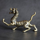 Chinese Bronze Copper Statue Hand Carved Tige Figurines