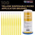 Paint Touch Up Micro Brushes  100 Fine 1 5 Mm Tip Brush Applicators  Auto Detail