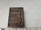 Vtg Letterpress Print Block National Tank Auditing Service Bradford Pa Gasoline