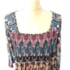 New Bohemian Style Justfashionnow Pullover Top L 3 4 Sleeves Polyester Jersey