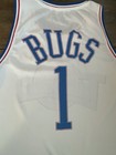 Tune Squad Space Jam  1 Bugs Bunny  Basketball Jersey Men s Size Large White