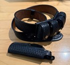 Vtg Police Duty Basketweave Bianchi B2 Belt Triple K Holster 4 Hks Speedloaders