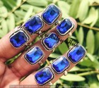 Wow Blue Topaz Gemstone Rings 925 Sterling Silver Plated Wholesale Lot Jewellery
