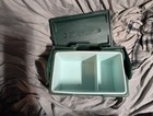 Vintage Aladdin Stanley Green Lunch Box Cooler Hard Case Camping Usa