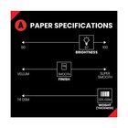 Accent Opaque 18    X 12    White Cardstock Paper  120lb  325gsm    