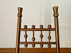 Antique Victorian Ball   Stick Wood Gold Floor Easel Art Paintings Wedding Signs