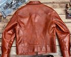 Men s Leather Shirt Vintage Distressed Brown Genuine Lambskin Leather Jacket