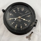 Wwii Chelsea U s  Navy Deck Clock Phenolic Bakelite Case With Key - Works Great