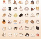 150 Pcs Cute Cat Stickers For Water Bottles  Funny Kitten Stickers  Gift 