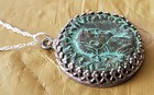 Roman Emperor Philosopher Diocletian Genuine Ancient Coin 925 Silver Necklace