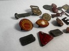 Rare Estate Fresh Antique Lot Of 29 Tin Metal Tobacco Tags plugs Advertising