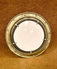 Antique Finish Porthole Nautical Brass Finish Porthole Window Wall Mirror Item