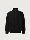 Varley Hawley Half Zip Sweat  148 Msrp  color Black 