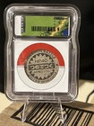 Pokemon Nidoking Meiji Battle Coin Medal Japanese Graded Ms68