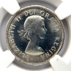 1957 Canada 25 Cents Prooflike Pl-67 Ngc