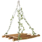 Pet Bird Cage Swing Toy Parrot Bridge Hammock Swing Hanging Swing Plaything