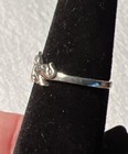 Vintage Sterling Silver Figural Elephant Mother Baby Ring Size 5 75