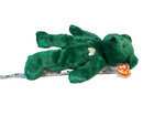 Ty Erin Irish Clover Green Bear Large 14  Beanie Buddy Original Plush 1998